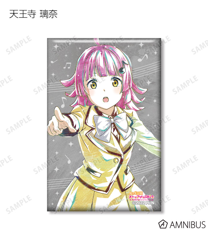 Love Live! (Nijigaku) School Idol Festival Rectangle Can Badge Collection Nijigasaki Ani-Art Version