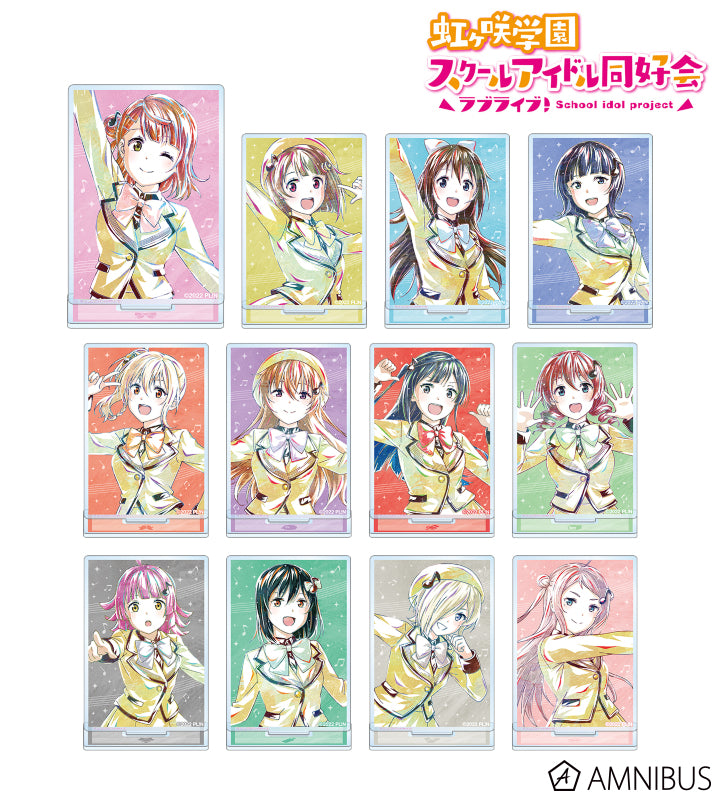 Love Live! (Nijigaku) School Idol Festival Acrylic Stand Collection Nijigasaki Ani-Art Version