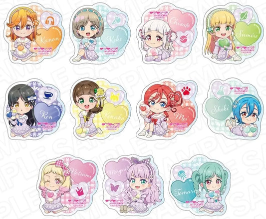 Love Live! (Liella) School Idol Festival Acrylic Badge Collection Superstar White Day Version