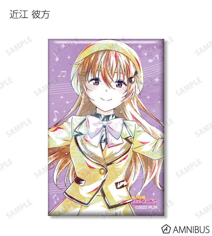 Love Live! (Nijigaku) School Idol Festival Rectangle Can Badge Collection Nijigasaki Ani-Art Version