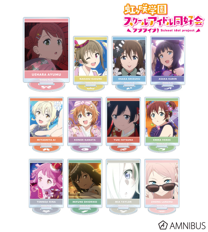 Love Live! (Nijigaku) School Idol Festival Acrylic Stand Collection Nijigasaki