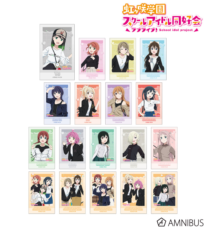 Love Live! (Nijigaku) School Idol Festival Instant Photo Style Trading Card Collection Matching Outfits Version