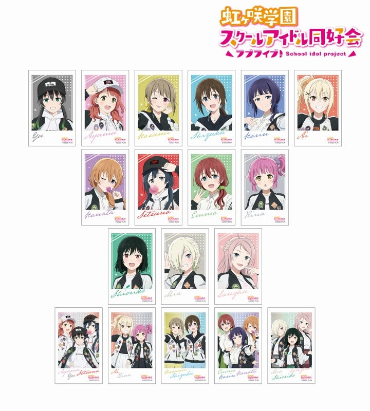 Love Live! (Nijigaku) School Idol Festival Instant Photo Style Trading Card Collection Vol. 2