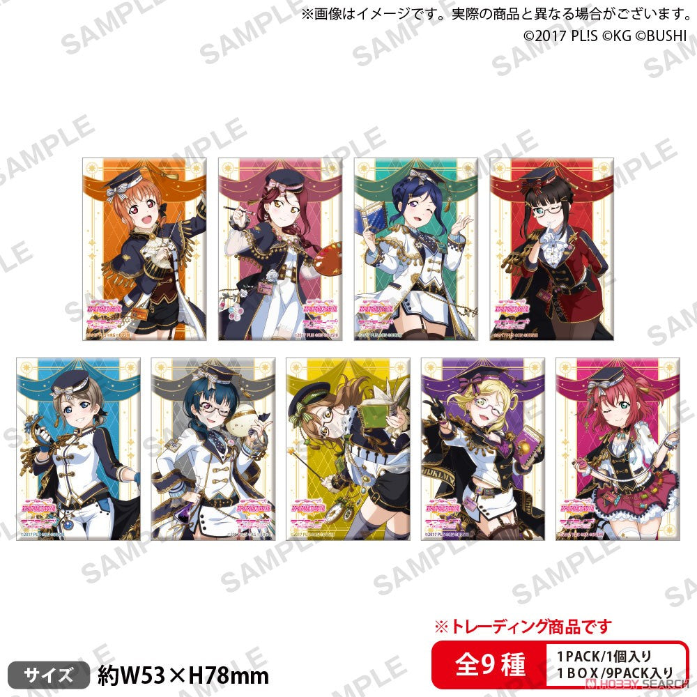 Love Live! (Sunshine) School Idol Festival Square Can Badge Collection Aqours Teacher Version