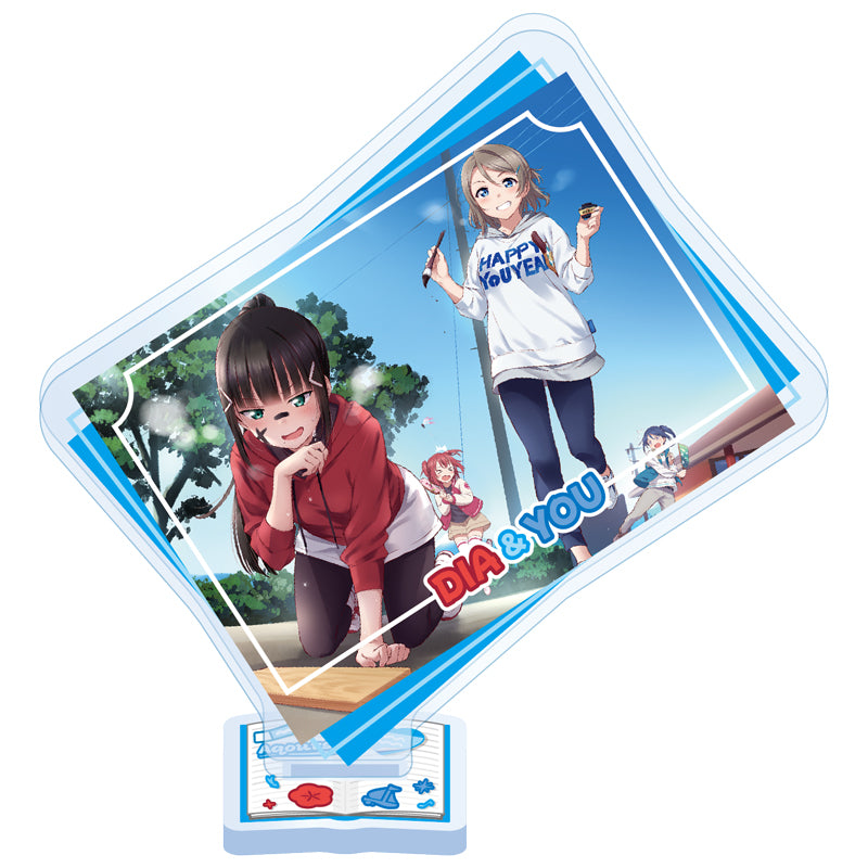 Love Live! (Sunshine) School Idol Festival Acrylic Stand Collection Love Live Days GiGo Cafe Version