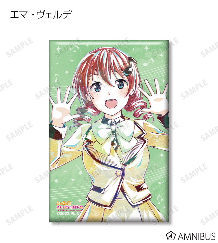 Love Live! (Nijigaku) School Idol Festival Rectangle Can Badge Collection Nijigasaki Ani-Art Version