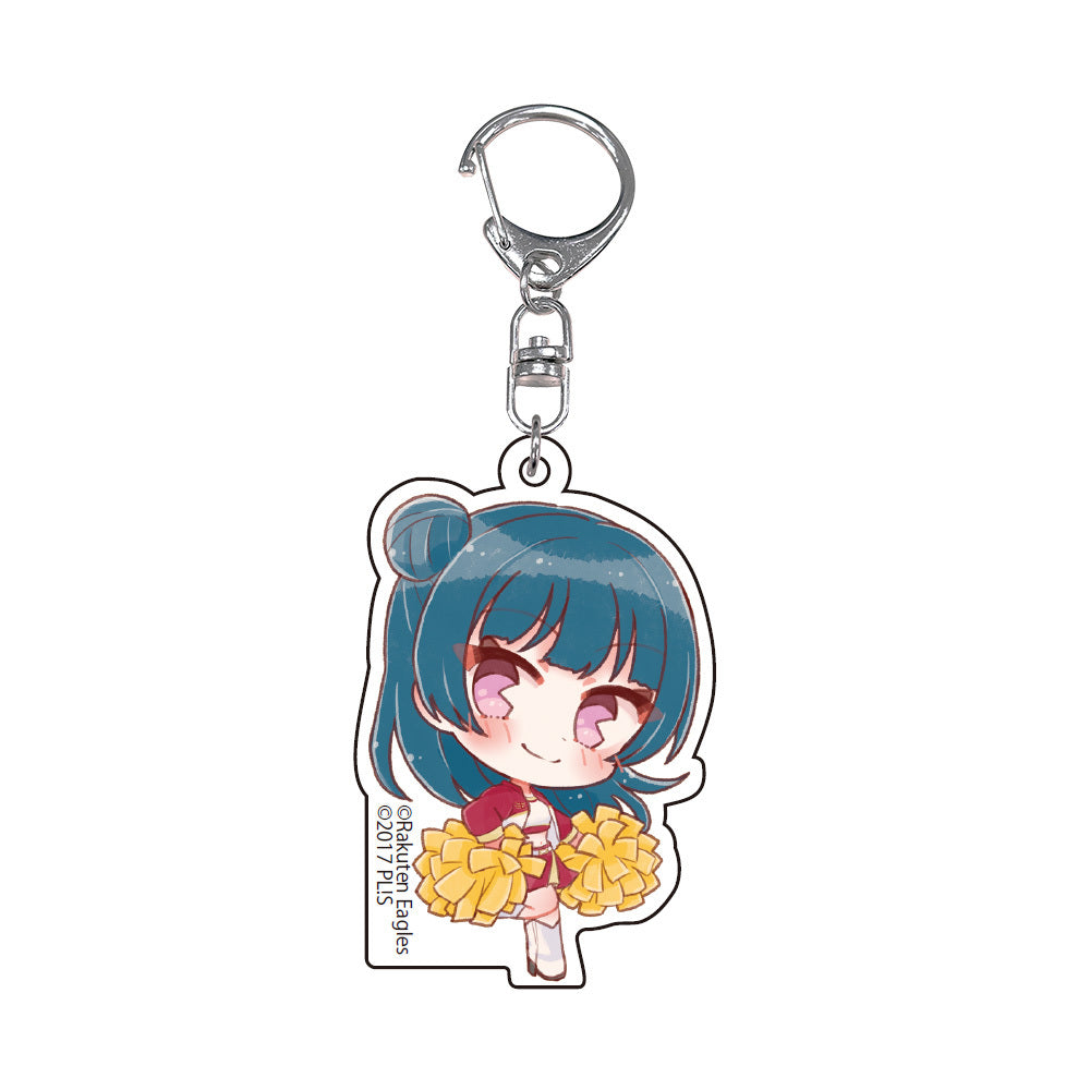 Love Live! (Sunshine) School Idol Festival Acrylic Keychain Collection Aqours Sunshine in the Mirror Tohoku Rakuten Golden Eagles Version