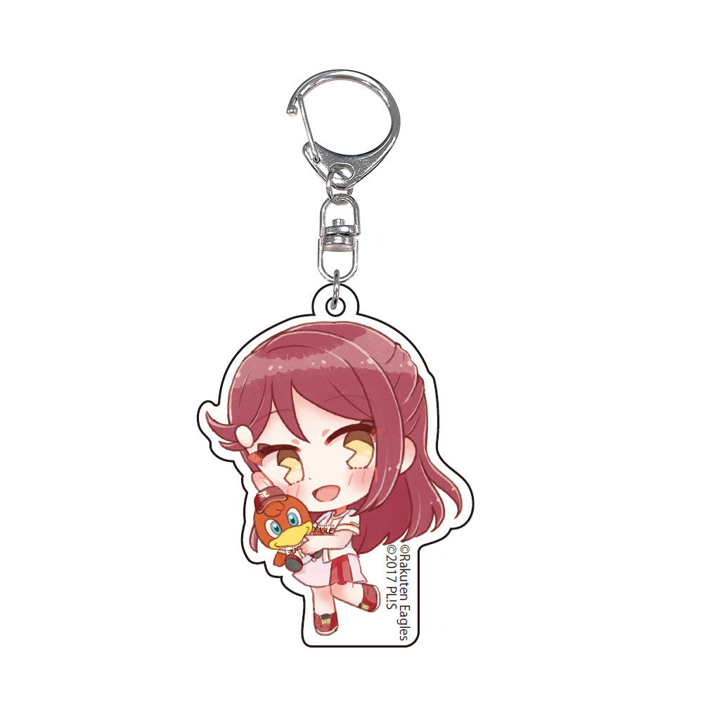 Love Live! (Sunshine) School Idol Festival Acrylic Keychain Collection Aqours Sunshine in the Mirror Tohoku Rakuten Golden Eagles Version