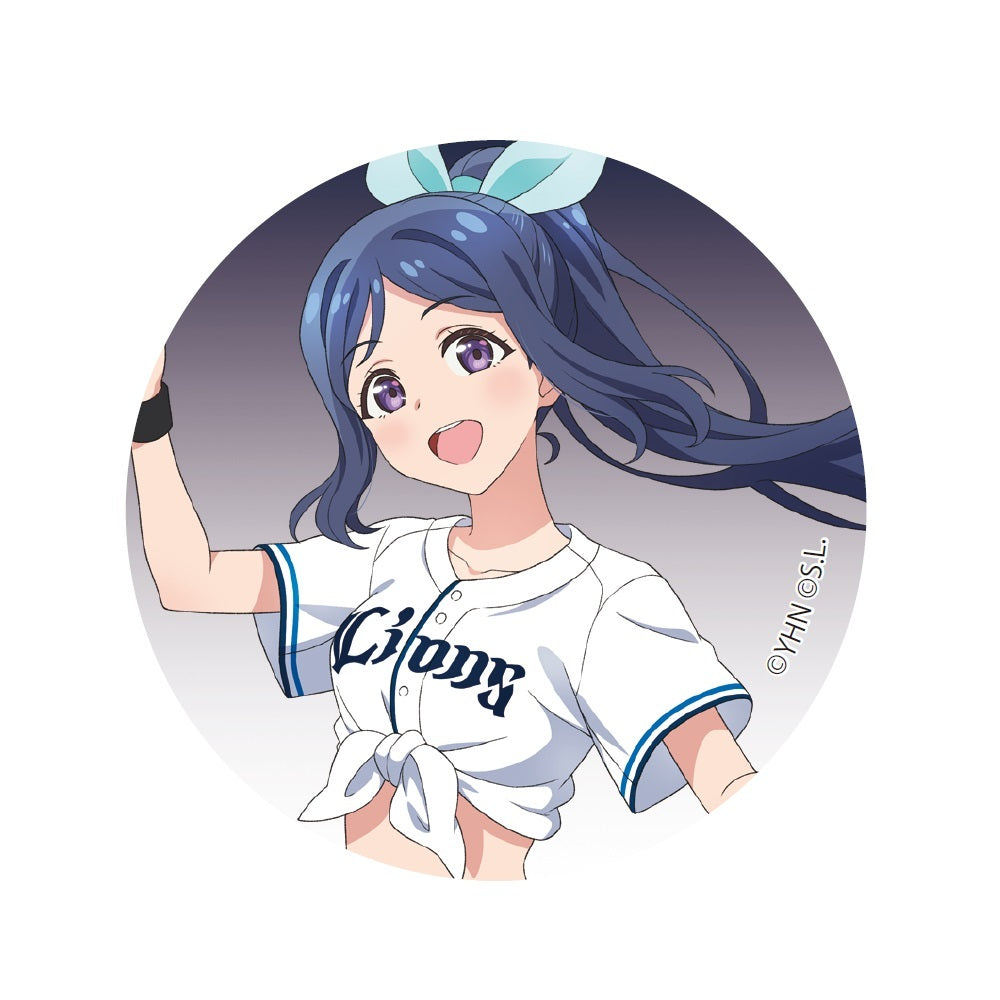 Love Live! (Sunshine) School Idol Festival Can Badge Collection Aqours Sunshine in the Mirror Saitama Seibu Lions Version