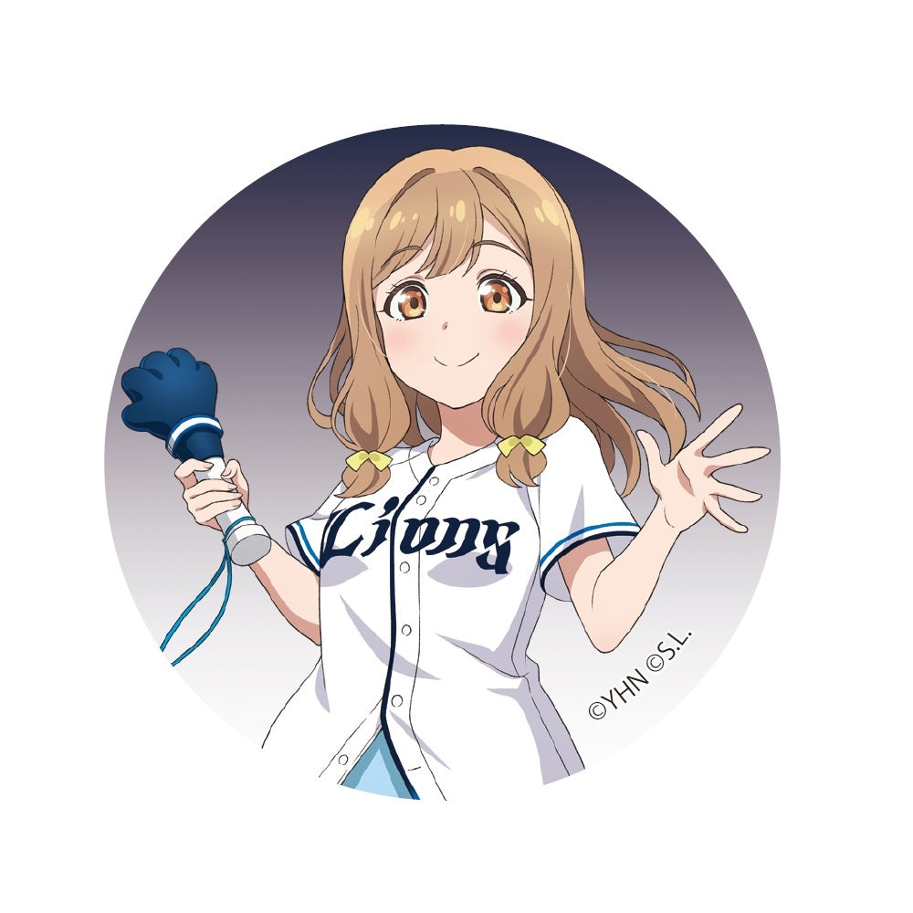 Love Live! (Sunshine) School Idol Festival Can Badge Collection Aqours Sunshine in the Mirror Saitama Seibu Lions Version