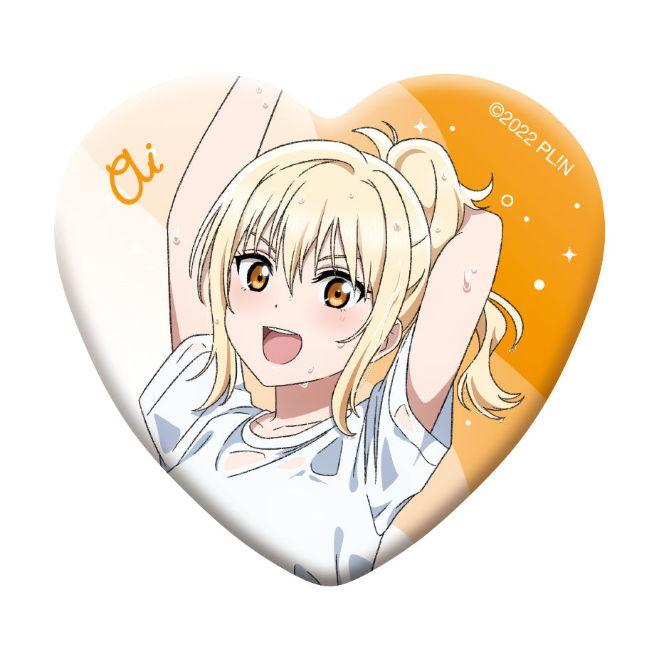 Love Live! (Nijigaku) School Idol Festival Heart Shaped Can Badge Collection Nijigasaki The Final Chapter Version