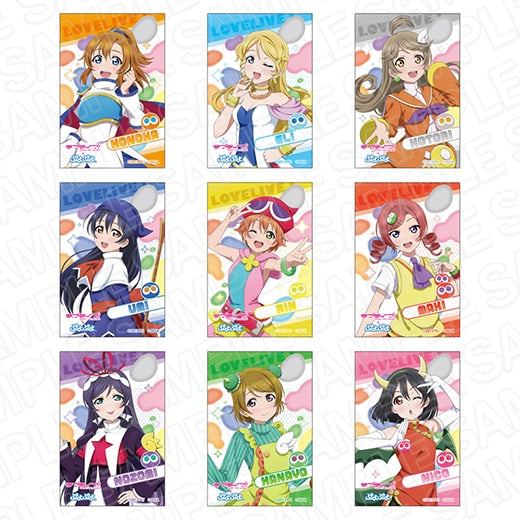 Love Live! (Muse) School Idol Festival Rectangle Can Badge Collection Muse Puyo Puyo Version