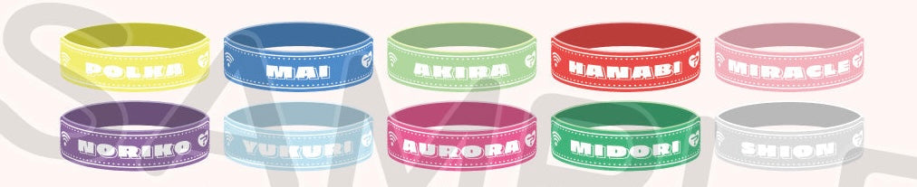 Love Live! (Ikizu) School Idol Project Rubber Bracelet Collection Bluebird 1st Live