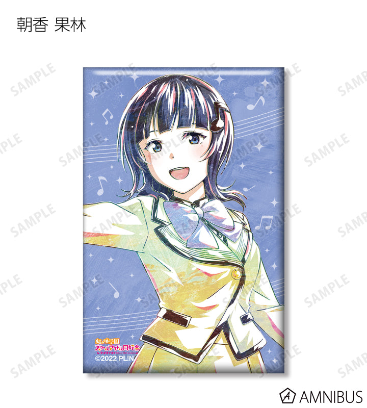 Love Live! (Nijigaku) School Idol Festival Rectangle Can Badge Collection Nijigasaki Ani-Art Version