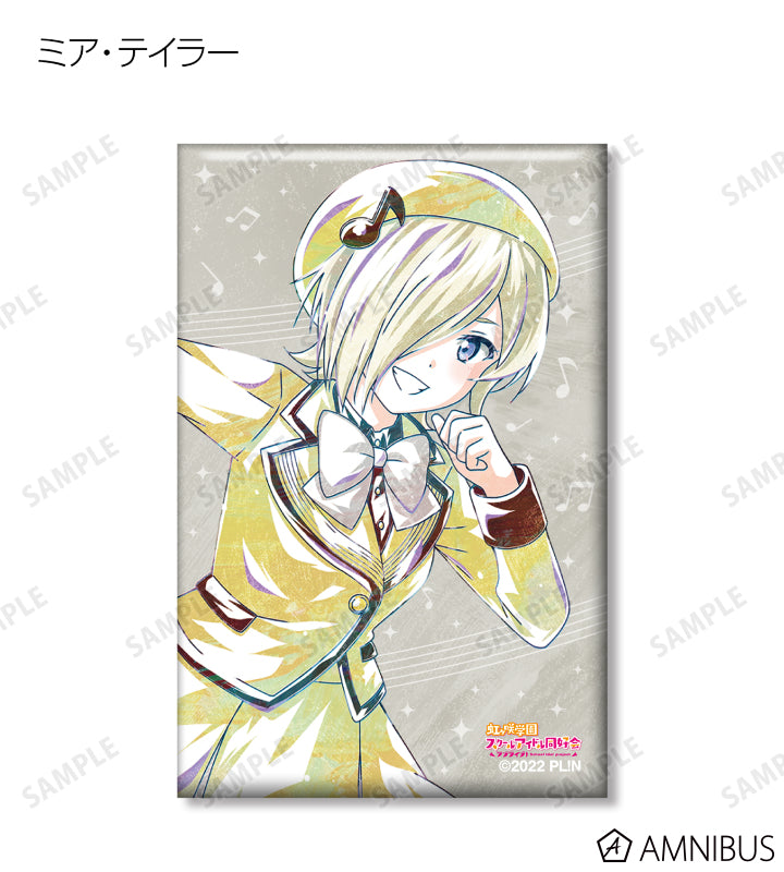 Love Live! (Nijigaku) School Idol Festival Rectangle Can Badge Collection Nijigasaki Ani-Art Version