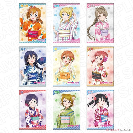 Love Live! (Muse) School Idol Festival Rectangle Can Badge Collection Muse Yukata Version