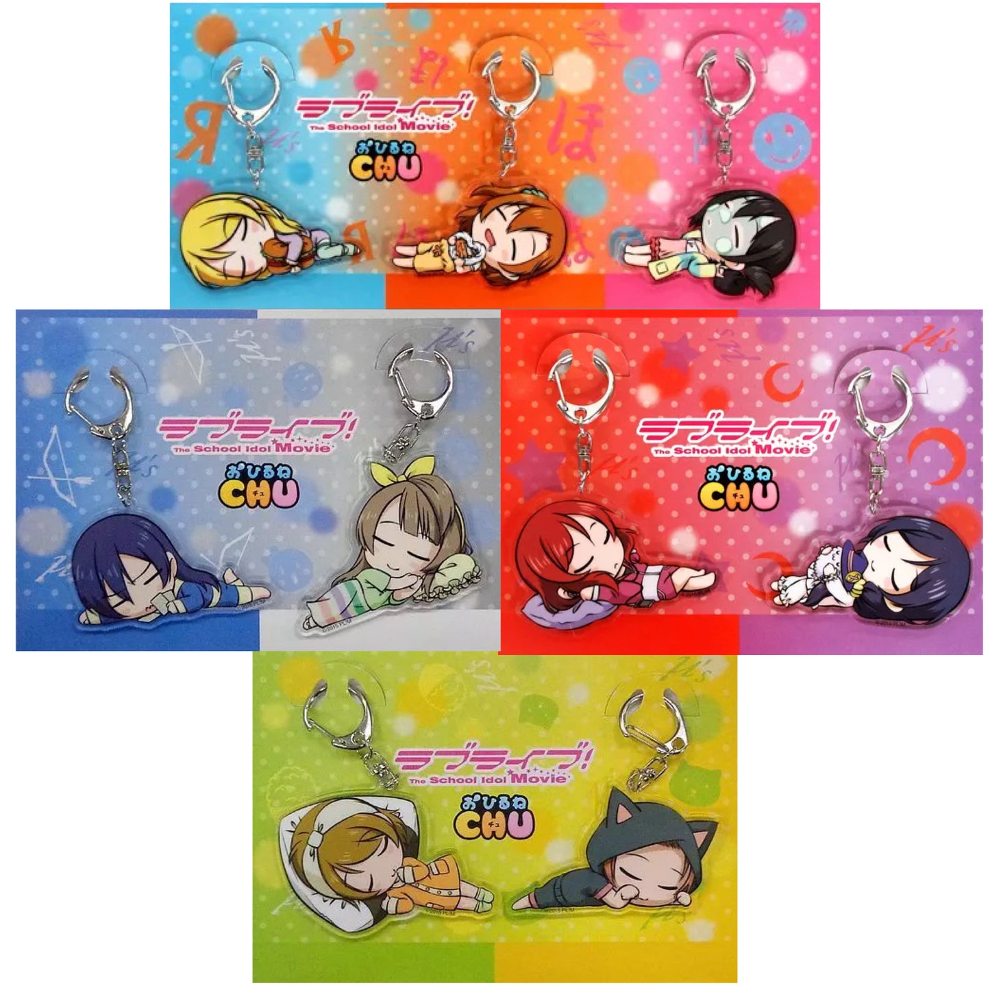 Love Live! (Muse) School Idol Festival Acrylic Keychain Collection Muse School Idol Movie CHU Version