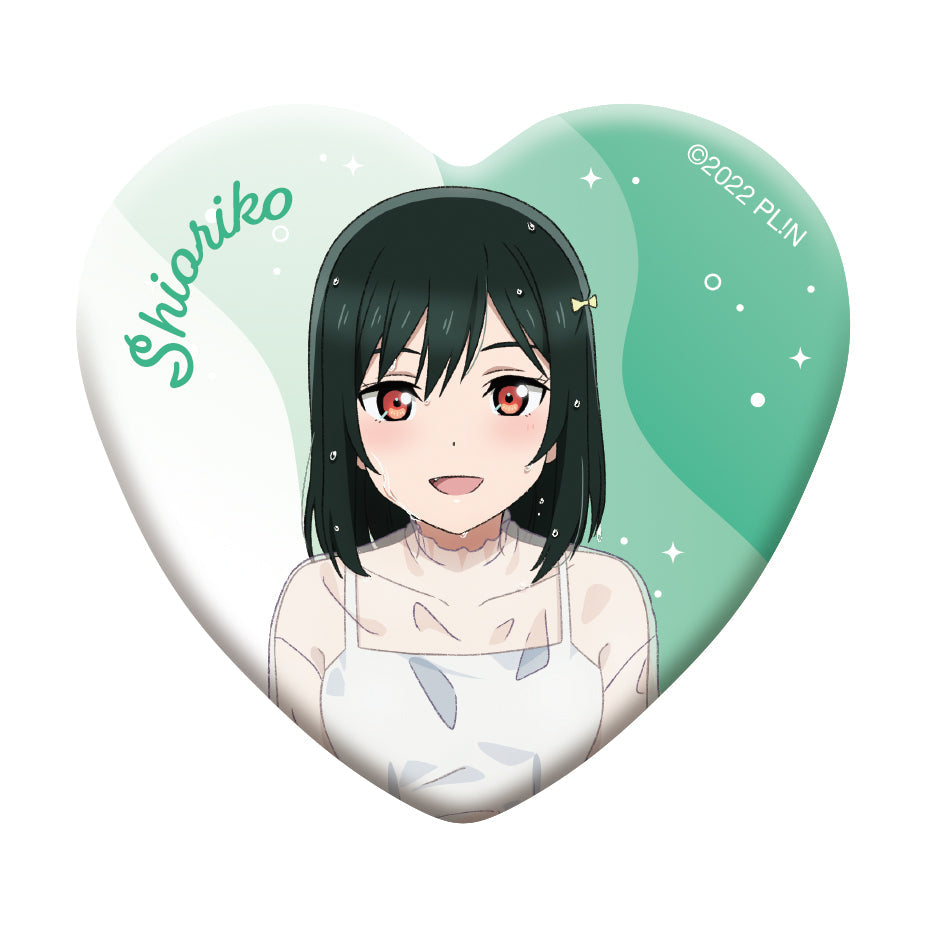 Love Live! (Nijigaku) School Idol Festival Heart Shaped Can Badge Collection Nijigasaki The Final Chapter Version