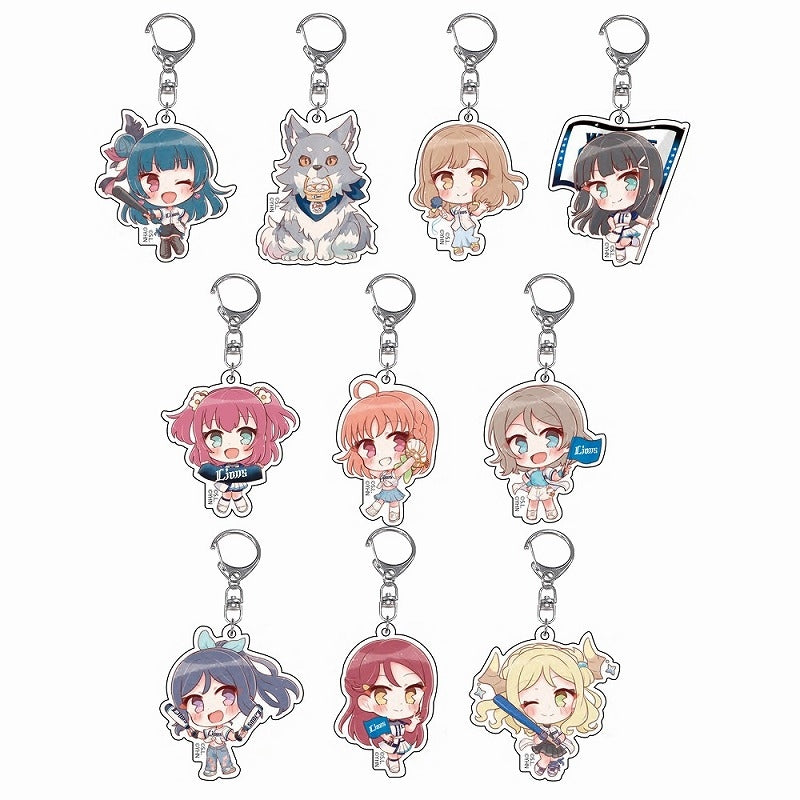Love Live! (Sunshine) School Idol Festival Acrylic Keychain Collection Aqours Sunshine in the Mirror Saitama Seibu Lions Version