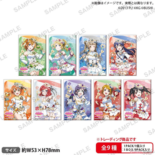 Love Live! (Muse) School Idol Festival Rectangle Can Badge Collection Muse Birthstone/Starry Sky Version