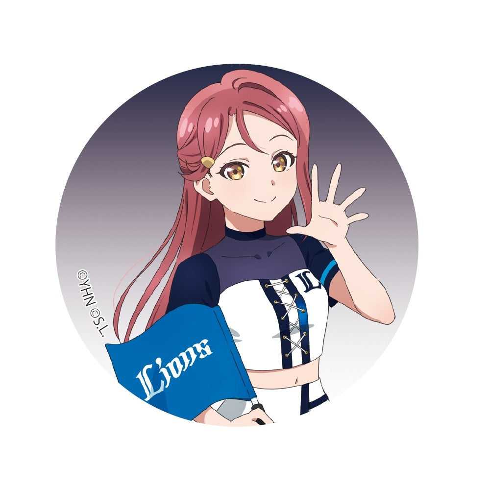 Love Live! (Sunshine) School Idol Festival Can Badge Collection Aqours Sunshine in the Mirror Saitama Seibu Lions Version