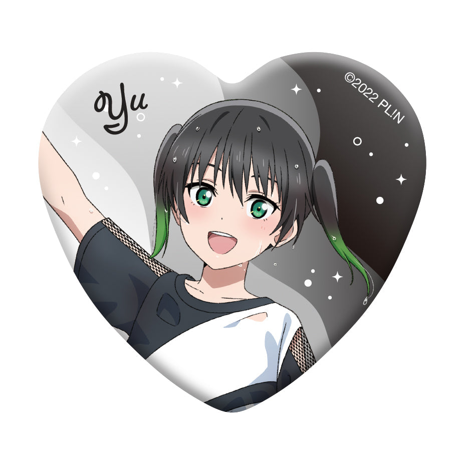 Love Live! (Nijigaku) School Idol Festival Heart Shaped Can Badge Collection Nijigasaki The Final Chapter Version