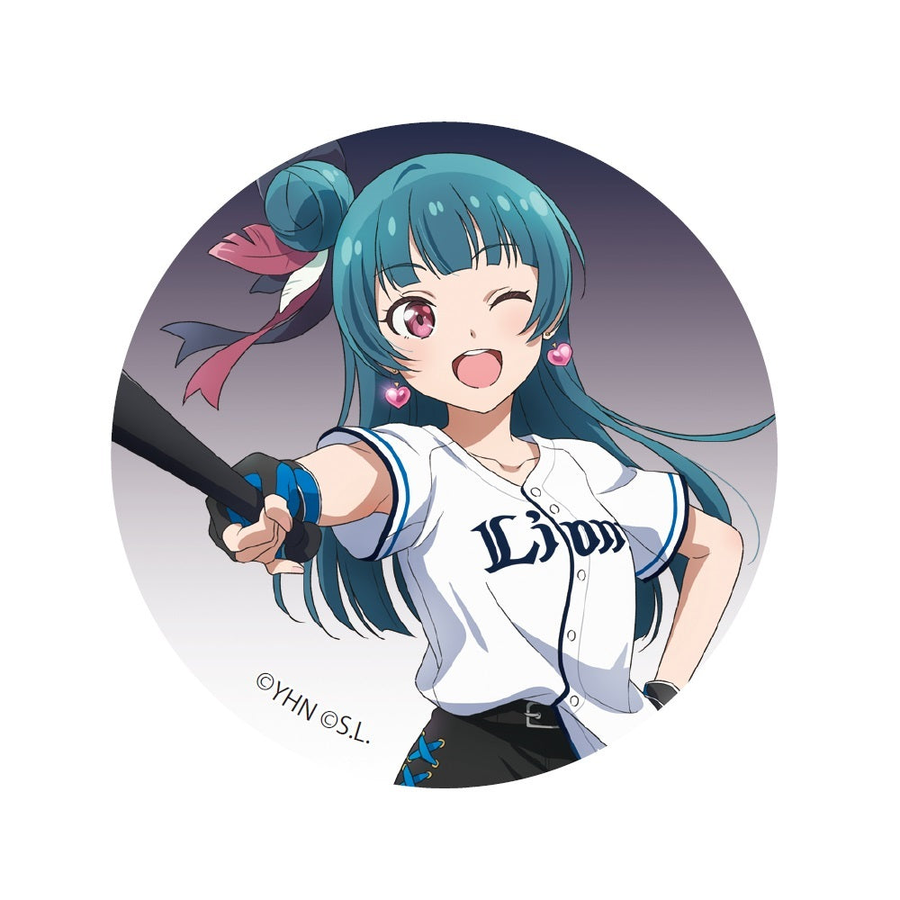 Love Live! (Sunshine) School Idol Festival Can Badge Collection Aqours Sunshine in the Mirror Saitama Seibu Lions Version