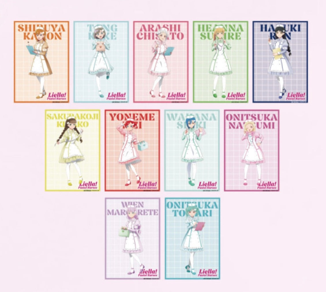 Love Live! (Liella) School Idol Festival Post Card Collection Superstar Pastel Nurses Promotional Version