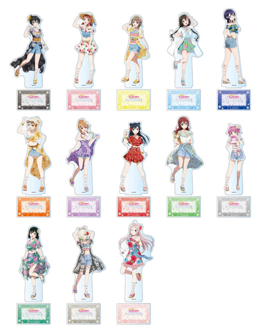 Love Live! (Nijigaku) School Idol Festival Acrylic Stand Collection Nijigasaki x The Chara Café Version