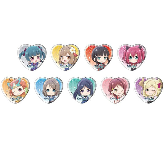 Love Live! (Sunshine) School Idol Festival Heart Can Badge Collection Aqours Sunshine in the Mirror Version 2