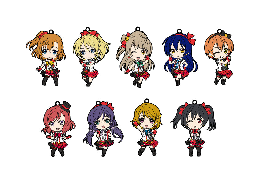 Love Live! (Muse) School Idol Festival Rubber Strap Collection Muse Bokura wa Ima no Naka de Version