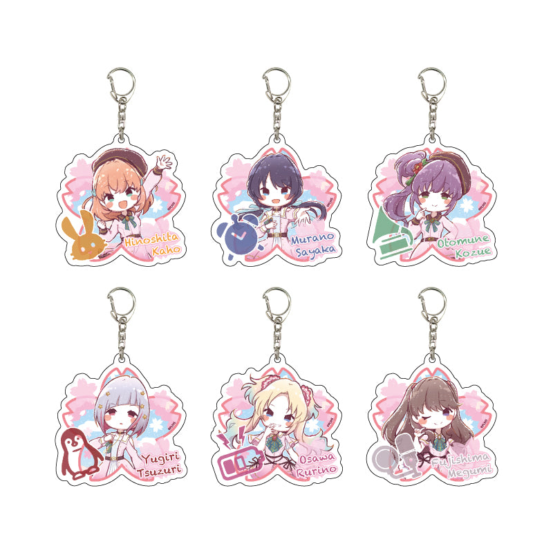 Love Live! (Hasunosora) School Idol Club Acrylic Keychain Collection Link! Like! Graphart Illustration Version 3