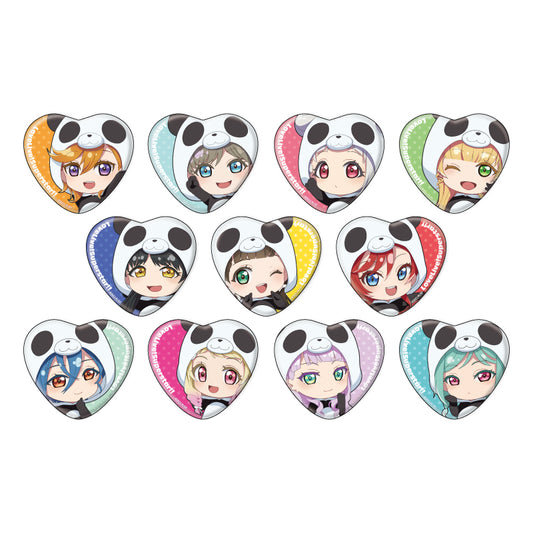 Love Live! (Liella) School Idol Festival Heart Can Badge Collection Superstar Panda Version 2