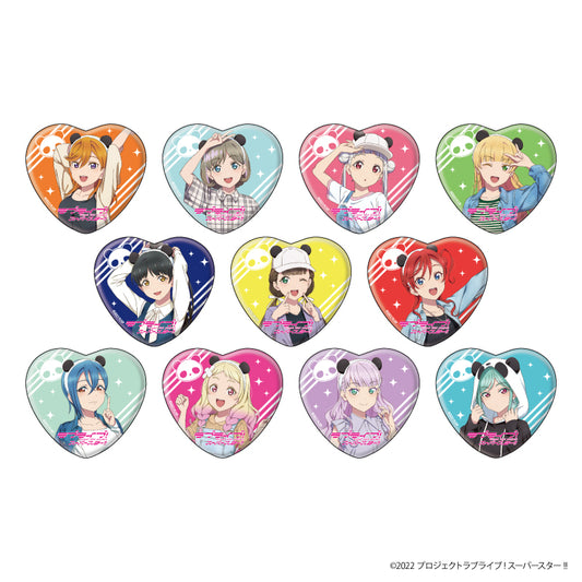Love Live! (Liella) School Idol Festival Heart Can Badge Collection Superstar Panda Version 1