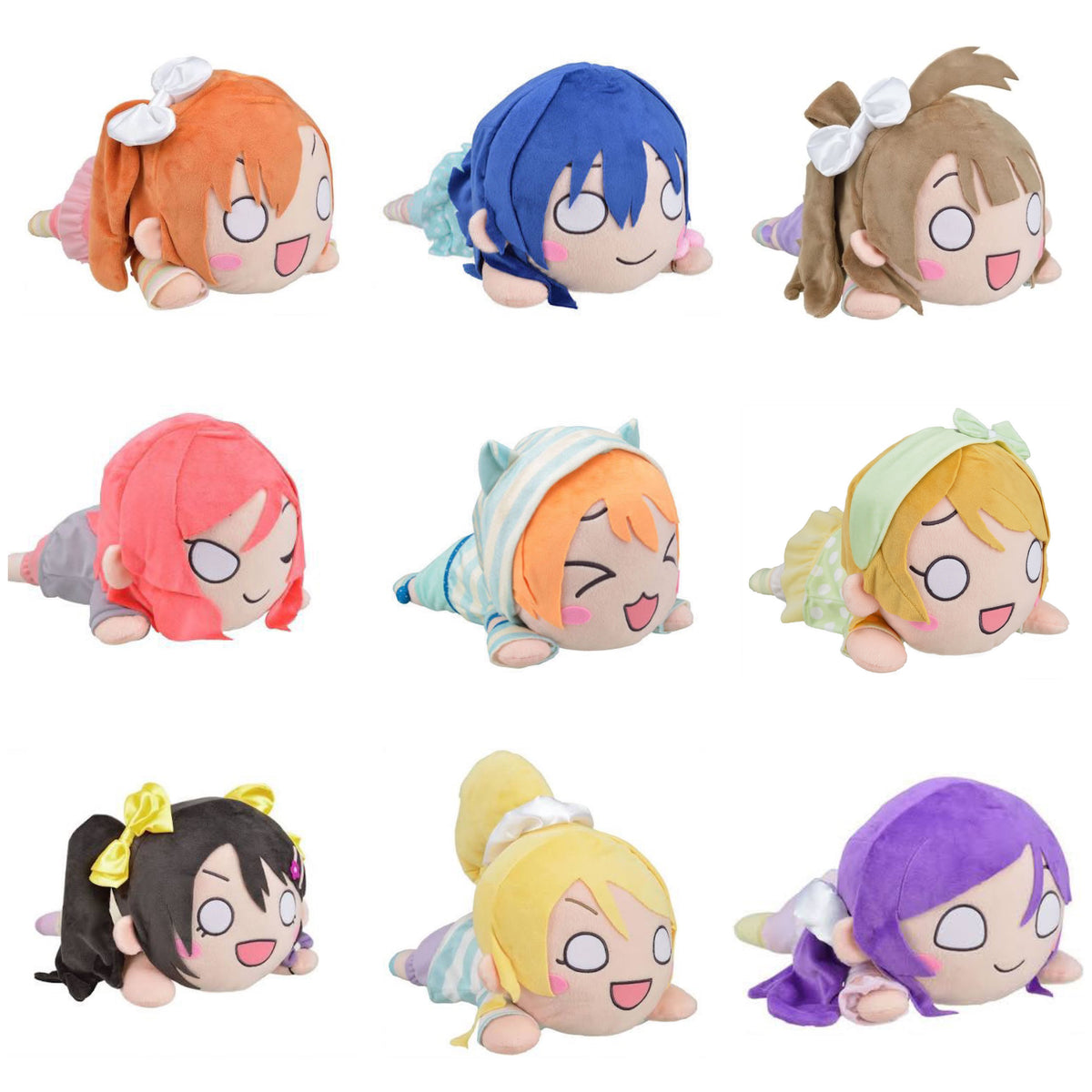 Love Live! (Muse) School Idol Festival Mega Jumbo Nesoberi Collection PJ/Pyjama Version