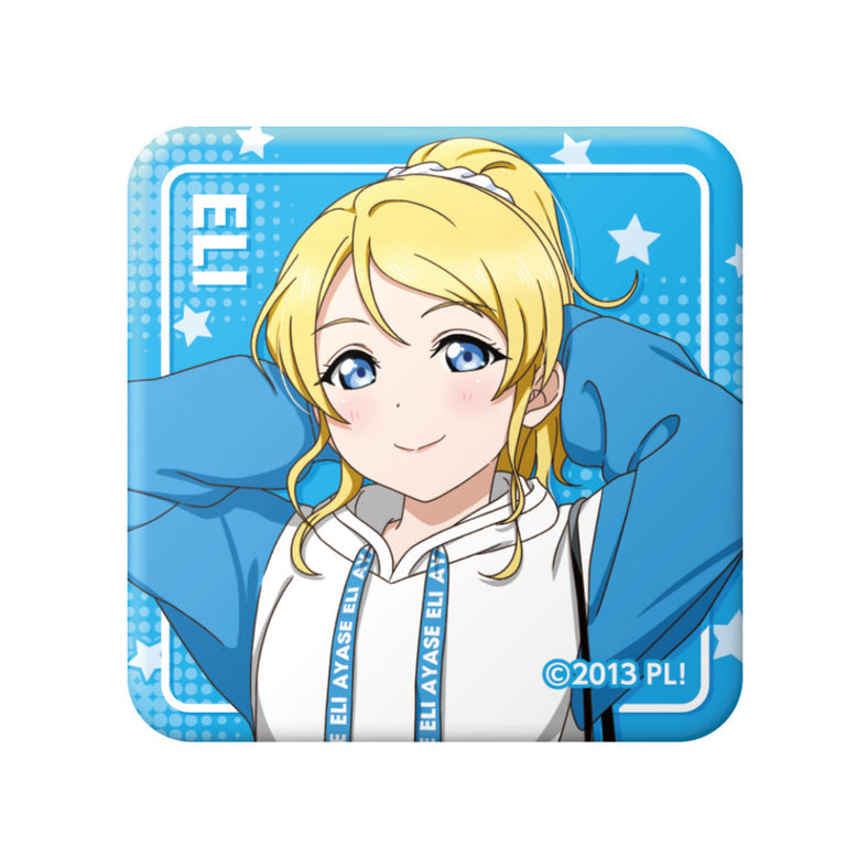 Love Live! (Muse) School Idol Festival Square Can Badge Collection Muse Costume Style Version
