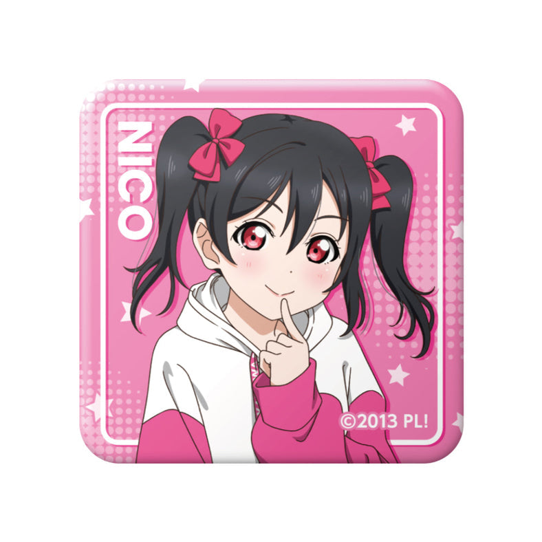 Love Live! (Muse) School Idol Festival Square Can Badge Collection Muse Costume Style Version