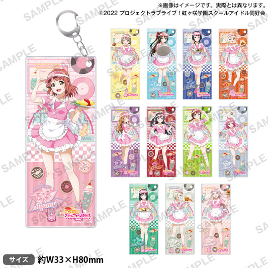 Love Live! (Nijigaku) School Idol Festival Acrylic Keychain Collection Nijigasaki Special Diner Version