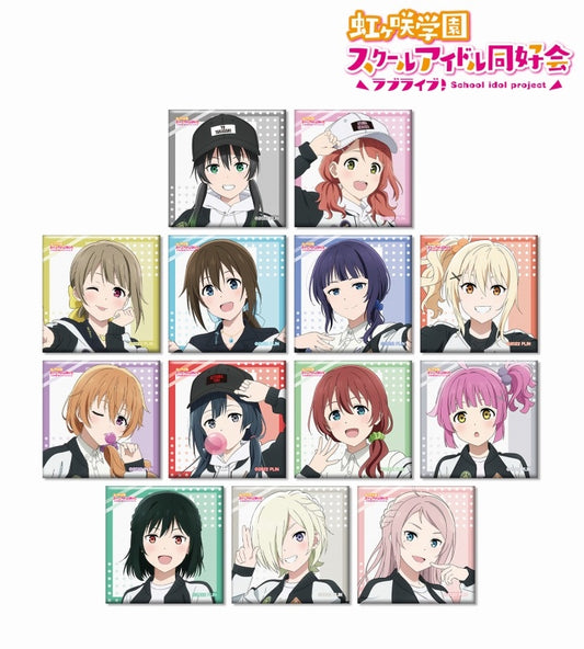 Love Live! (Nijigaku) School Idol Festival Square Can Badge Collection Nijigasaki Arti-Mate Version 2