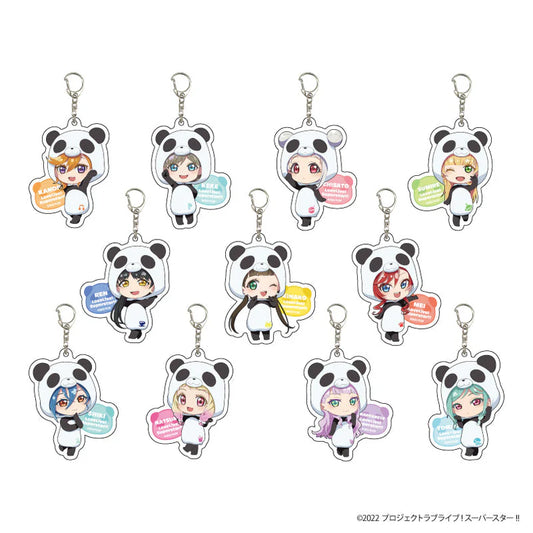 Love Live! (Liella) School Idol Festival Acrylic Keychain Collection Superstar Panda Version 2