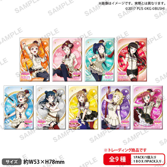 Love Live! (Sunshine) School Idol Festival Square Can Badge Collection Aqours Circus Version